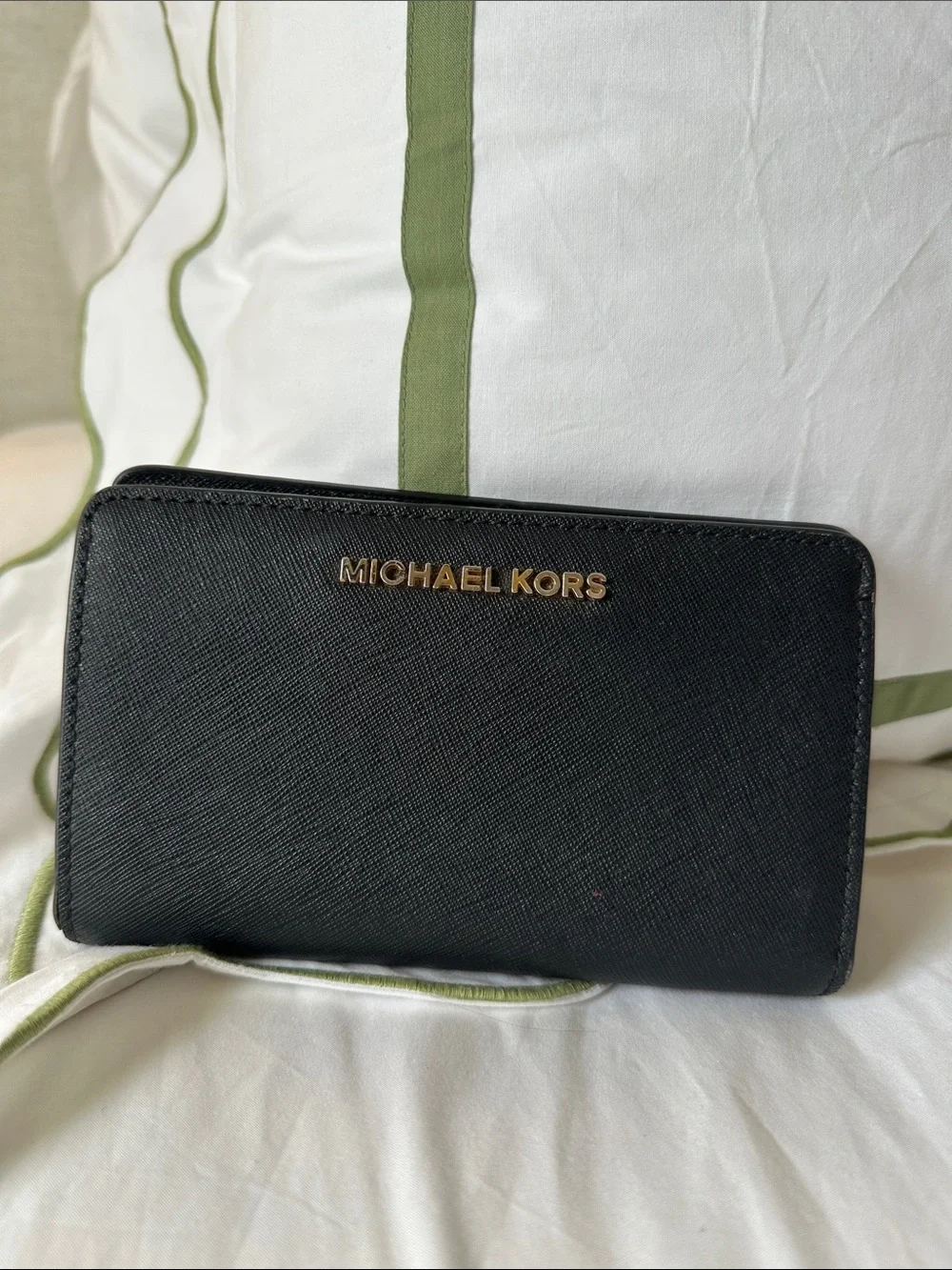 Michael Kors Medium Crossgrain Leather Wallet